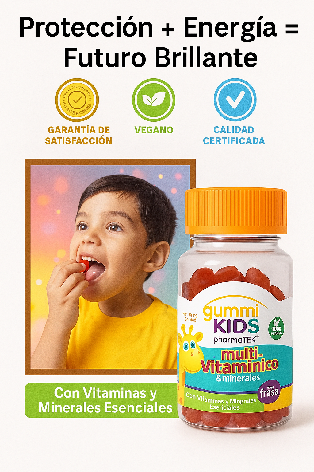 🌟 Multivitamínico Kids – 60 Gomitas Original