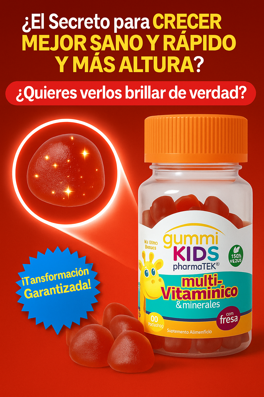 🌟 Multivitamínico Kids – 60 Gomitas Original