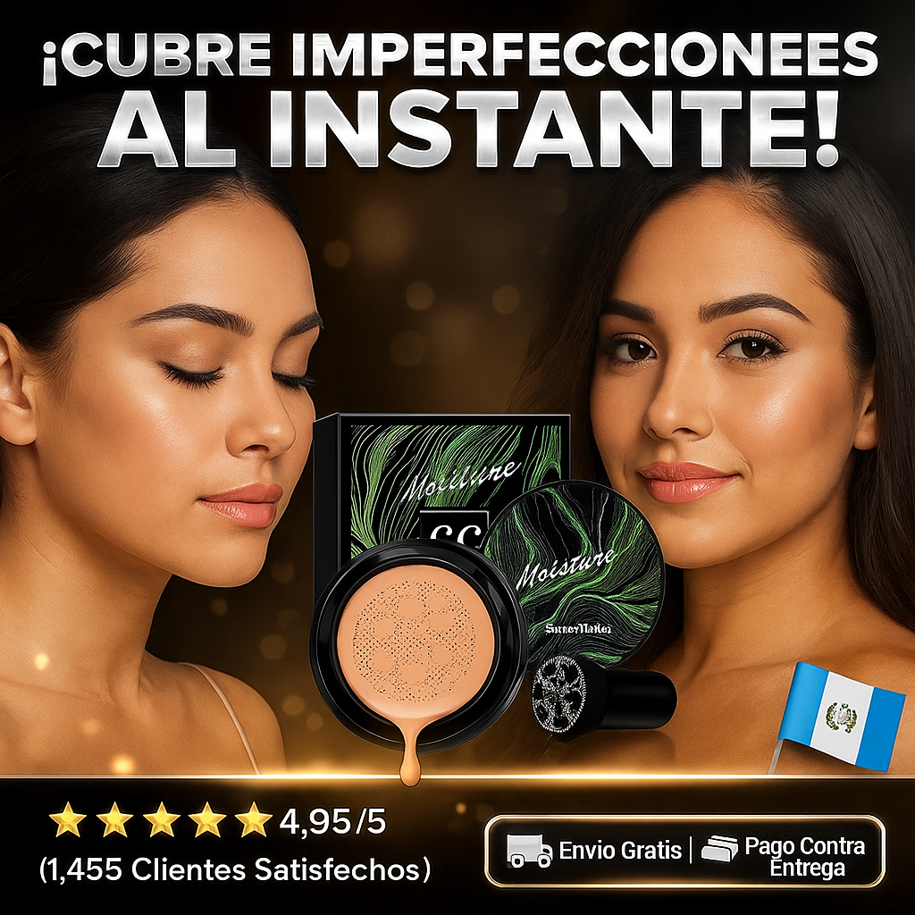 🌟 BASE MOISTURE CUSHION  Premium Original Oferta📣